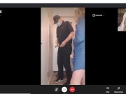 HOT Mature MILF Blows & Shags Pizza Man, While on Skype Call to hubby!  British Amateur Cuckold x 15/16
