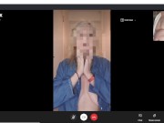 HOT Mature MILF Blows & Shags Pizza Man, While on Skype Call to hubby!  British Amateur Cuckold x 16/16