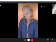 HOT Mature MILF Blows & Shags Pizza Man, While on Skype Call to hubby!  British Amateur Cuckold x 2/16