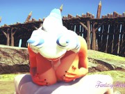 Star Wars Hentai - Ahsoka Boojob While Sucking And Gets Cum In Her Mouth 15/16