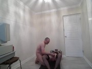 Sloppy secretary gives her boss a sloppy blowjob 12/16