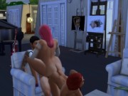 They invited a neighbor for joint sex in the step-family. Threesome porn | Adult games 15/16