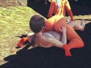 Star Wars Hentai - Ahsoka rides on a big cock until he cum inside her 15/16