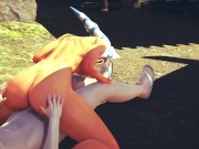 Star Wars Hentai - Ahsoka rides on a big cock until he cum inside her 16/16