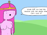 Princess Bubblegum Fucks Lumpy Space Princess's Hidden Cock - Adventure Time Porn 3/16