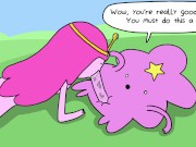 Princess Bubblegum Fucks Lumpy Space Princess's Hidden Cock - Adventure Time Porn 5/16