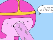 Princess Bubblegum Fucks Lumpy Space Princess's Hidden Cock - Adventure Time Porn 8/16
