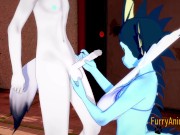 Pokemon Hentai - Vaporeon Handjob and blowjob 1/16