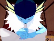 Pokemon Hentai - Vaporeon Handjob and blowjob 16/16