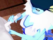 Pokemon Hentai - Vaporeon Handjob and blowjob 4/16