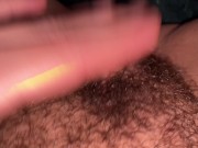Slapping My Big Hairy Clit Until It Gets Erected Hard 2/16