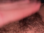 Slapping My Big Hairy Clit Until It Gets Erected Hard 5/16