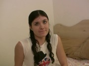 Amateur cutie masturbates and sucks cock 3/16