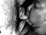 Ebony give sloppy top, post vid, until huge cumshot 9/16