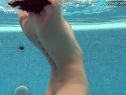 Nude swimming pool erotics by Lady Dee Czech teenie 15/16