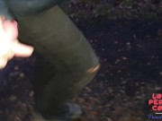 Homemade : MILF Francaise mariée libertine branle une queue en forêt et recoit le sperme sur son cul 11/16
