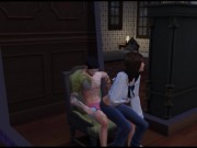 A small collection of Simsons sex in clothes. Fetish lesbians | Porno game 14/16