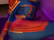 Captain Marvel craves SuperFuck 12/16