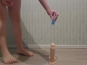 淫乱女 腰振りオナニーでイク 私におちんちん入れて♡ 2/16