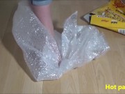 Crushing compilation : Miel pops, bubble wrap, cardboard and miniature toy car 10/16