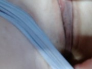 POV schoolgirl have wet panties after orgasms