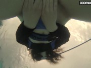 Swimming pool submerged babe masturbates 4/16