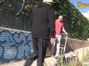 ChicasLoca - Lullu Gun Horny German Slut Sucks And Fucks Stranger Outside 1/16