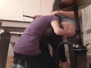 Трахнулись дома у подруги, которая чуть нас не застукала. С пошлыми русскими разговорами  - IkaSmokS 12/16