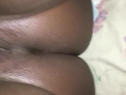 Pussy rubbed with piercing, cum quick 14/16