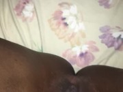 Pussy rubbed with piercing, cum quick 6/16