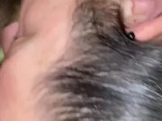 Blowjob with big cumshot on face at end  15/16