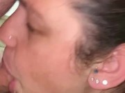 Blowjob with big cumshot on face at end  3/16