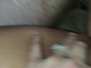 Big uncut cock pounding a tight white pussy making her squirt all over and cum shot  11/16