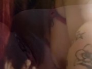 Sexy Wife squirts then moves to bed to ride daddys dick 4/16