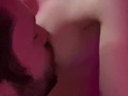 Stress Relief - Sucking My Big Boobs After A Long Day 1/16