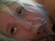 Doggy style face POV sexy cow bikini mouth cumshot 4/16