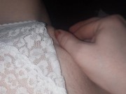 White thong wet and sticky  7/16
