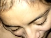 Facial eyaculación en la cara  3/16