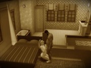 Retro video - swinger party. Pairs change partners | Porno game 4/16