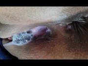 Real cumshot! I couldn't bear it and ejaculated into her tight pussy. 15/16