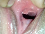 inside her pussy, very close, close-up fetish, 2/16