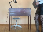 Sexy secretary roleplay lingerie Hotlc 1/16