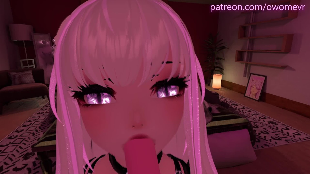 3d Anime Hentai Blowjob - Beautiful POV Blowjob in VRchat - with lewd moaning and ASMR noises [VRchat  erp, 3D Hentai] - RedTube