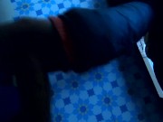 Risky FLASH PAYS OFF! Real STRANGER, scared at first, gives HELPING HANDJOB in big store. 16/16