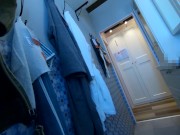 Risky FLASH PAYS OFF! Real STRANGER, scared at first, gives HELPING HANDJOB in big store. 5/16