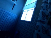 Risky FLASH PAYS OFF! Real STRANGER, scared at first, gives HELPING HANDJOB in big store. 6/16