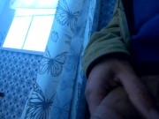 Risky FLASH PAYS OFF! Real STRANGER, scared at first, gives HELPING HANDJOB in big store. 7/16