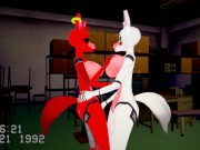 Five Nights at Freddy's Inspired - Lesbian Mangle x Foxy - Hentai 10/16