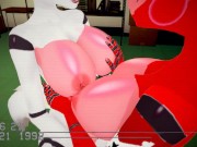 Five Nights at Freddy's Inspired - Lesbian Mangle x Foxy - Hentai 11/16