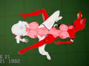 Five Nights at Freddy's Inspired - Lesbian Mangle x Foxy - Hentai 4/16